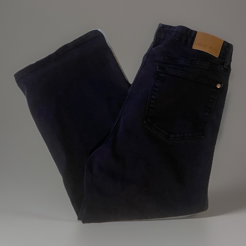 Judy Blue Woman's Wide Leg Garment Dyed Blue Denim Jeans 13/31